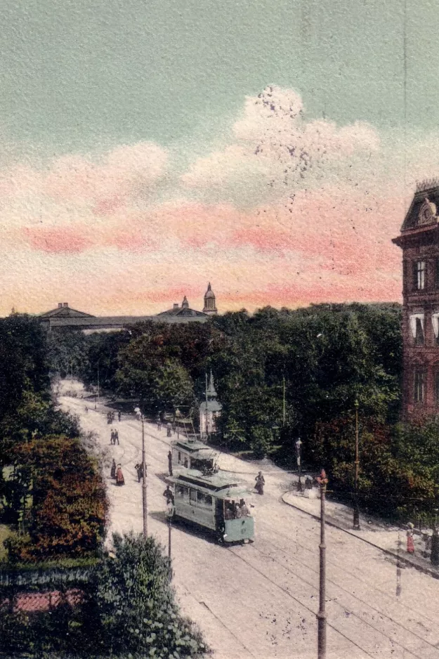 Postcard: Göteborg  Victoriagatan (1900)