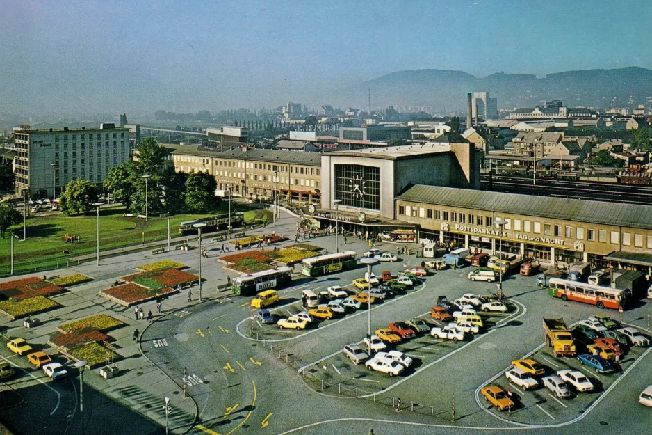 Postcard: Graz, Hauptbahnhof
 (1958)