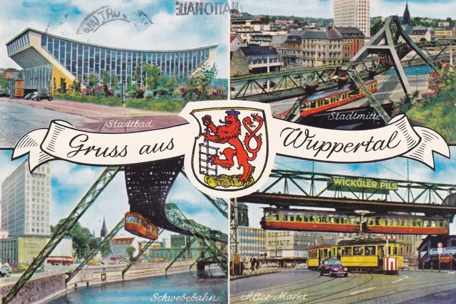 Postcard: Gruss aus Wuppertal
 (1960)