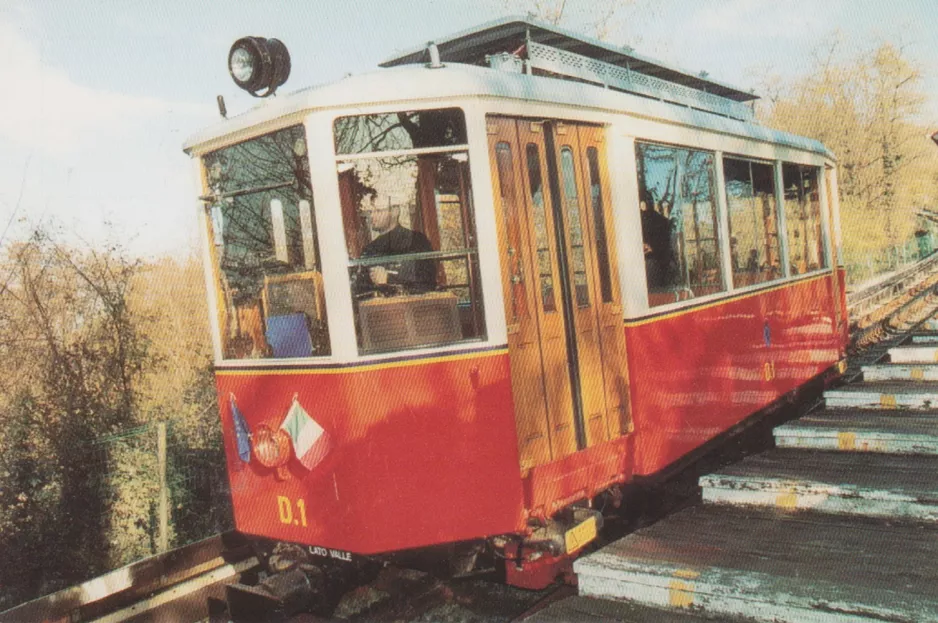 Postcard: GTT Tranvia a Dentiera - Sassi Superga di Torino:
(1985)