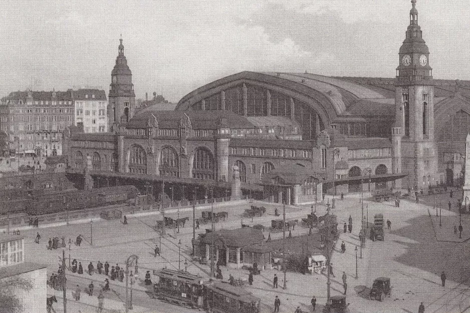 Postcard: Hamburg at Hauptbahnhof (1905)