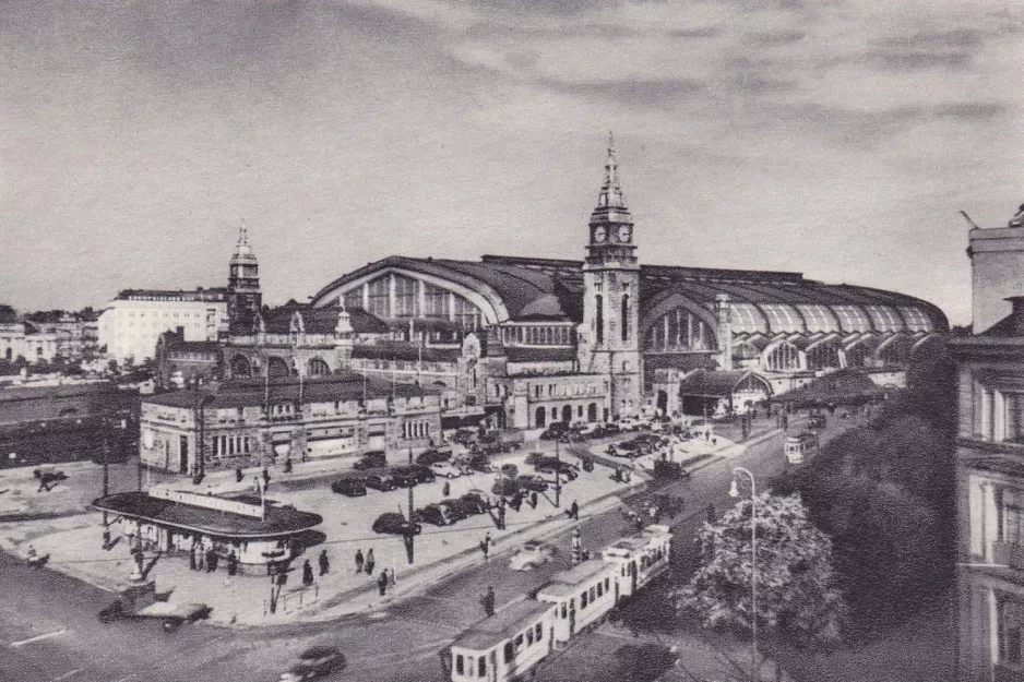 Postcard: Hamburg Hauptbahnhof (1955)