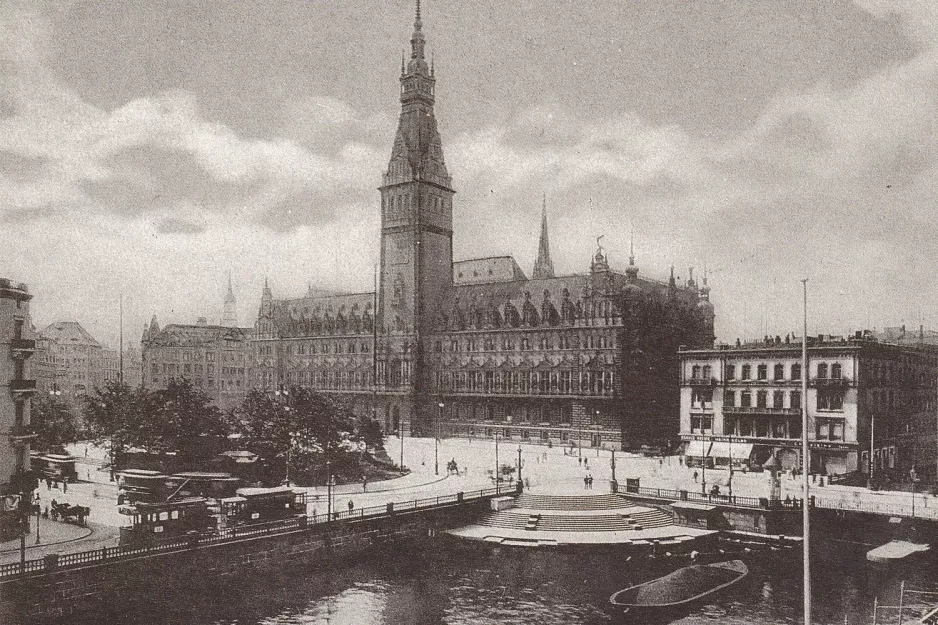 Postcard: Hamburg - Rathaus (1895)