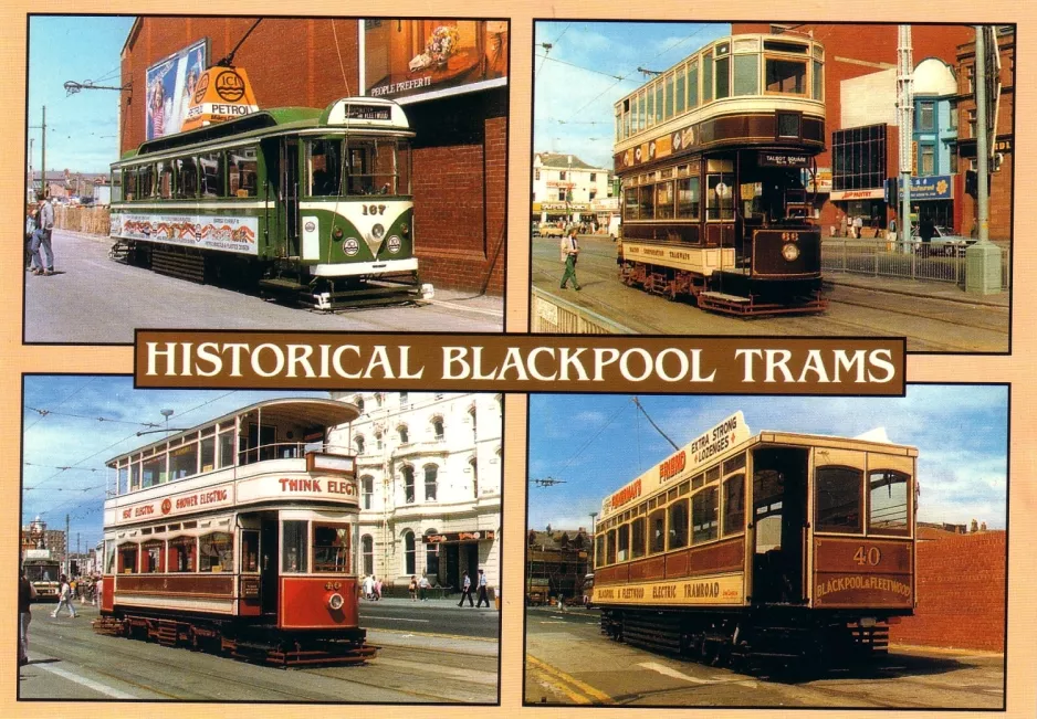 Postcard: Historical Blackpool Trams
 (1986)