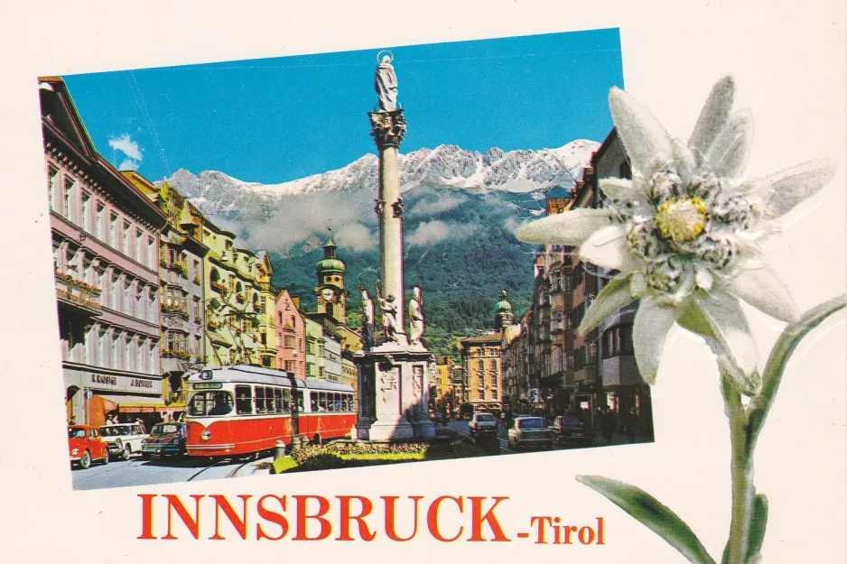 Postcard: Innsbruck tram line 3  (1964)