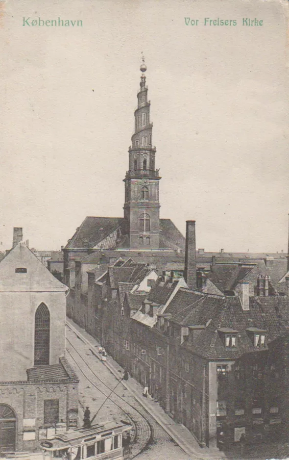 Postcard: København Vor Frelsers Kirke (1909)