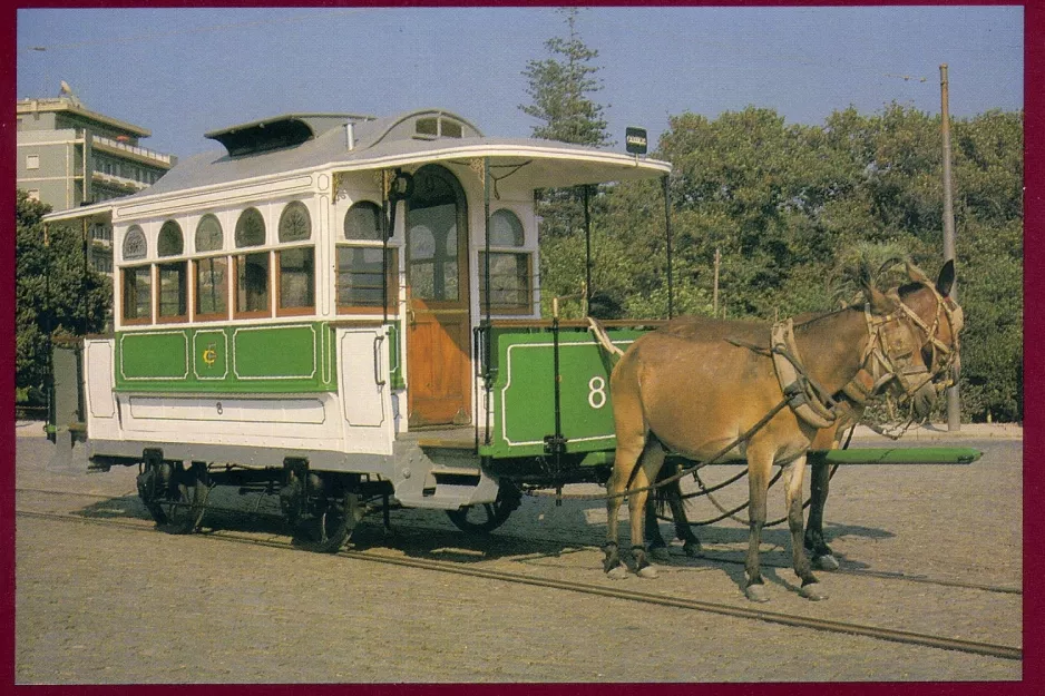 Postcard: Porto mule-drawn trolley 8 by Museu do Carro Eléctrico (2008)