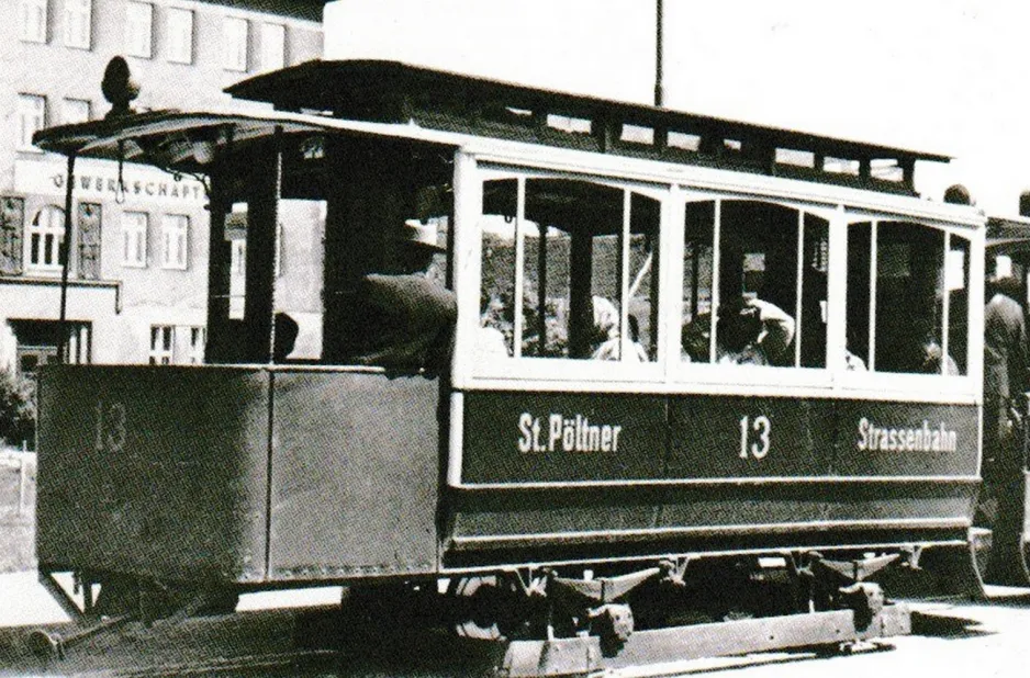 Postcard: Sankt Pölten sidecar 13 (1953)