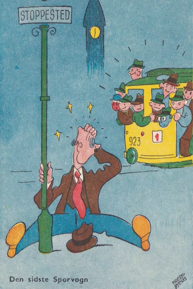 Postcard: Stoppested
(1938)
