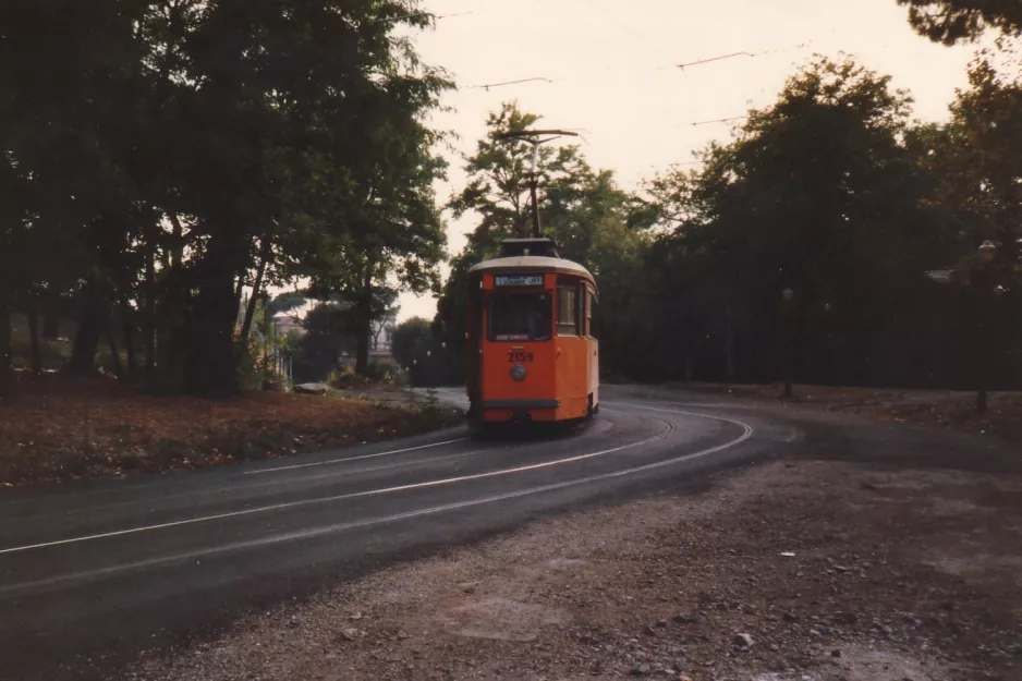 Rome service vehicle 2159 near Via Celio Vibenna (1985)