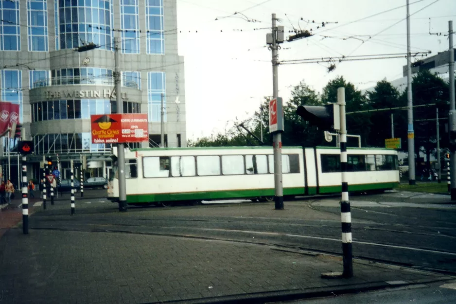 Rotterdam tram line 20  close by Centraal (2002)