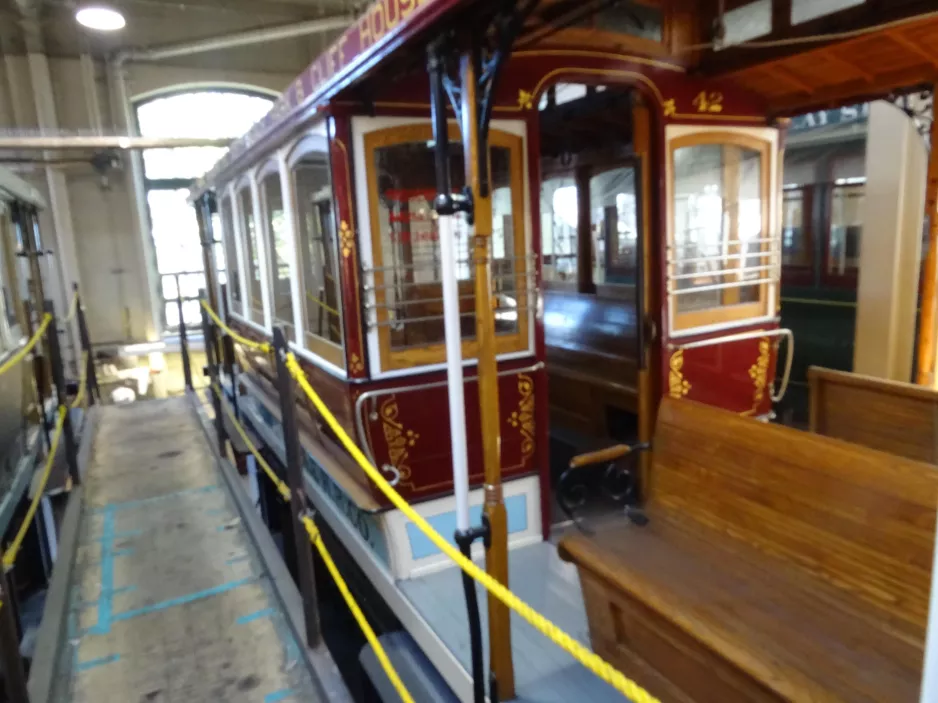 San Francisco cable car 42 inside Washington & Mason (2023)