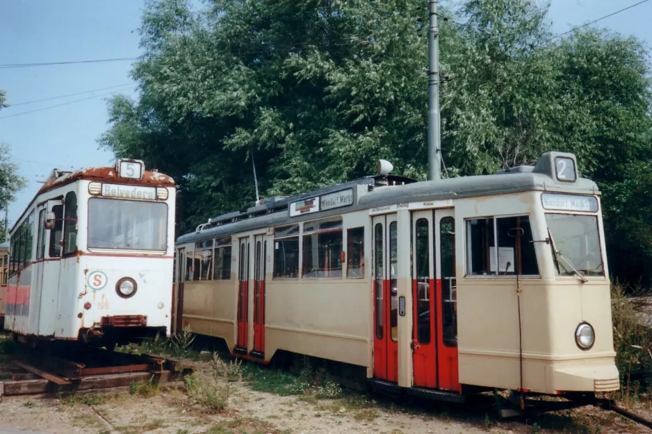 Schönberger Strand railcar 195 at Museumsbahnen (1997)