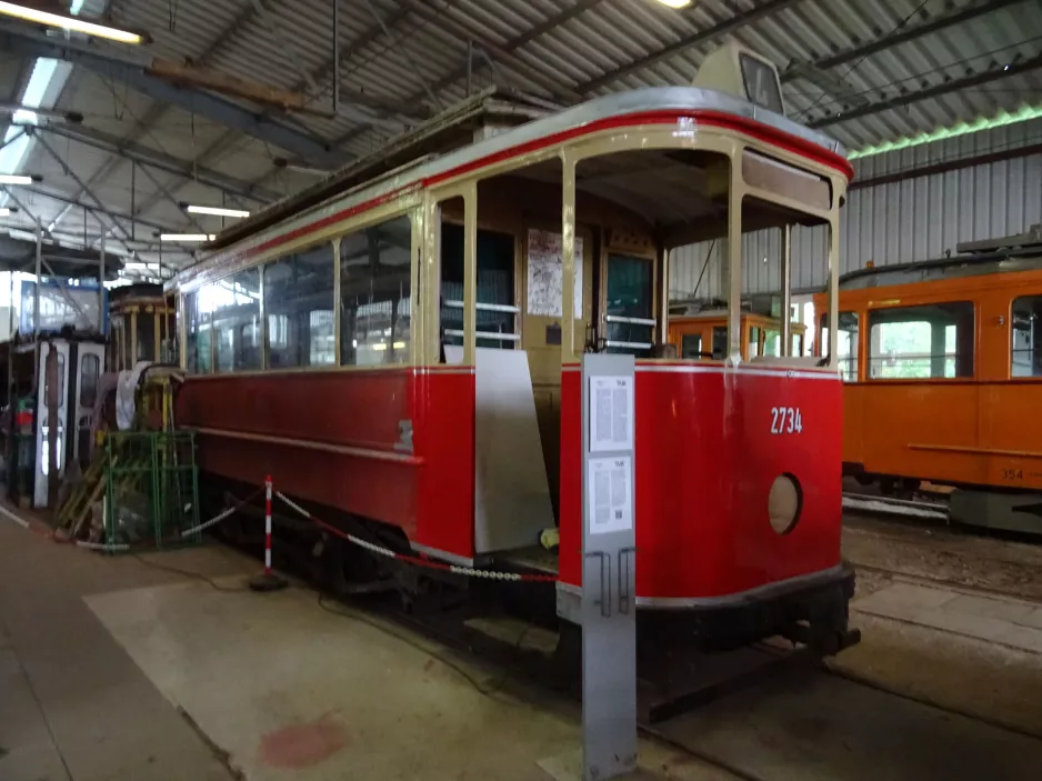 Schönberger Strand railcar 2734 inside Museumsbahnen (2019)