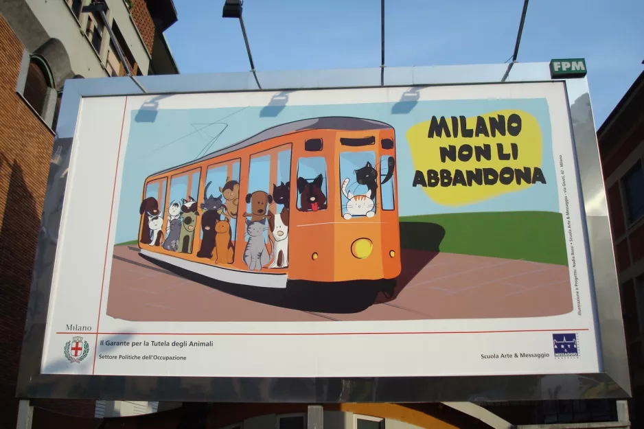 Sign: Milan near Via Schiaparelli Via P.Te Seveso (2009)