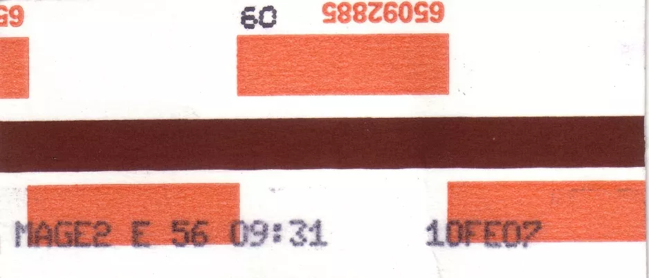 Single ticket: the back: optile
(2007)