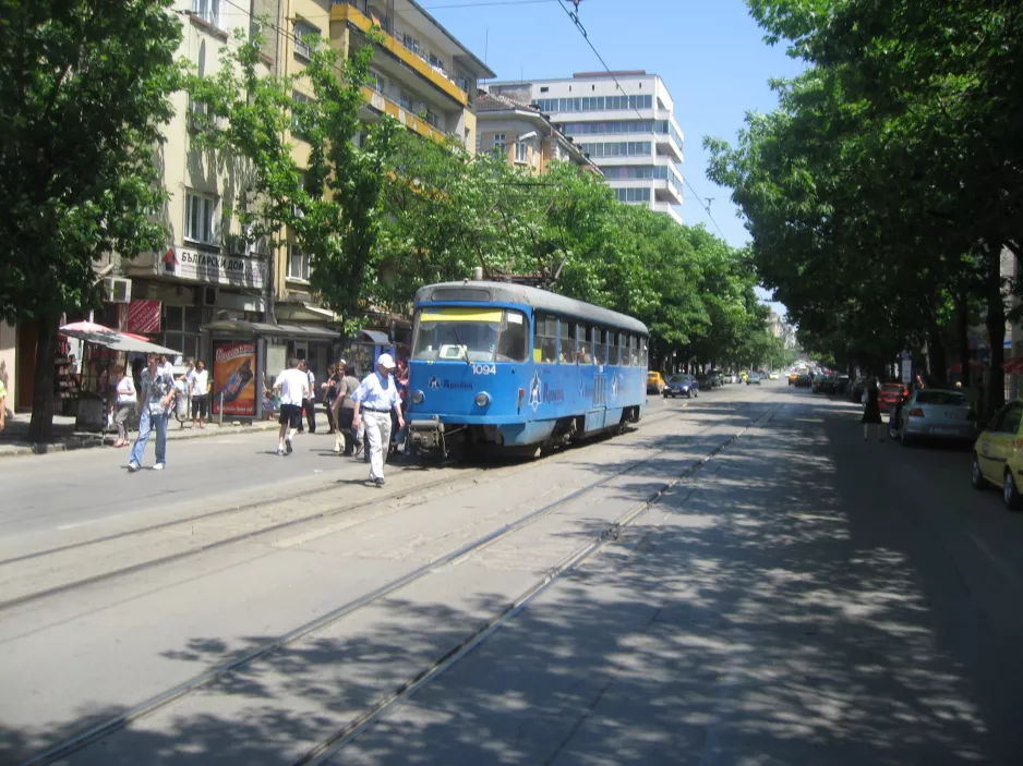 Sofia railcar 1094 on General Yosif V. Gourko (2008)