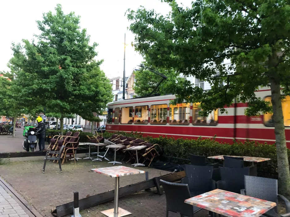 The Hague articulated tram 3036 on Zieken (2022)
