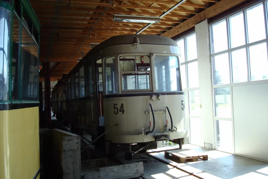 Trondheim sidecar 54 on Sporveismuseet Munkvoll (2009)