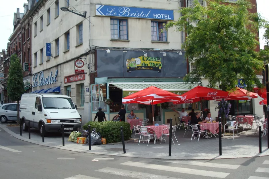 Valenciennes outside L'Arret du Tram. Café - Brasserie (2010)