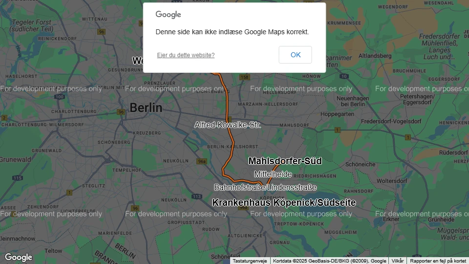 Berlin tram line 27: Weißensee Pasedagplatz - Mahlsdorfer-Süd route map