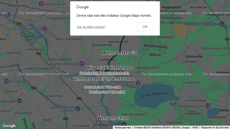 Berlin tram line 62: Köpenick/Hirtestraße - S Mahlsdorf route map