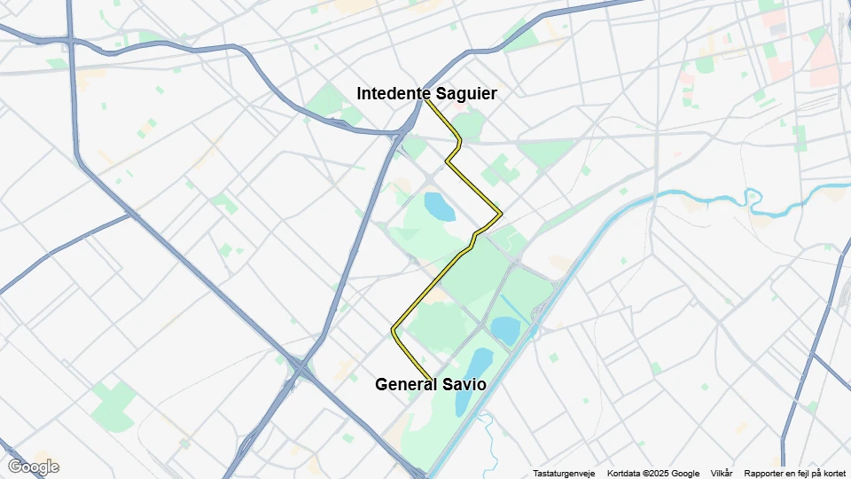 Subterráneos de Buenos Aires (SBA) route map