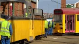 Blackpool Rigby Road Tram Depot. *Rare* Shunt. 20/03/12.