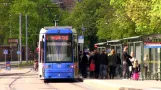 Cityspårvägen Stockholm Tram line 7 to Djurgården Djurgårdslinjen May 2012