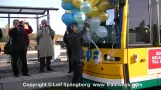 Inauguration of light rail line 2's extension in Norrköping (2011)