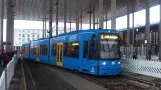 Kassel tram: climbing switch at Wilhelmshöhe station