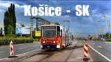 Košice Tram - VarioLF2+ & KT8D5 in construction site madness (2015)