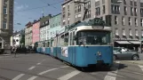 Munich Tram - P-car on line 27 to Scheidplatz