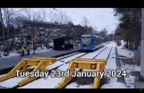 Nockebybanan Cab Ride from Nockeby to Alvik - Driver's Eye View of Stockholm Tram Route 12