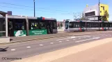 RET tram Citadis bij Wilhelminaplein Rotterdam naar Feyenoord op lijn 25