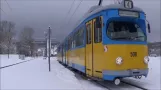 Seven minutes of winter enjoyment on the Thuringian Forest Railway