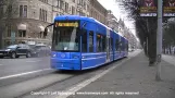 Spårväg City / City Tram in Stockholm, Strandvägen