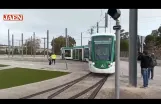 The tram departs from the Vaciacostales garage in Jaén (2024)