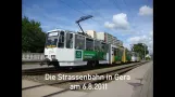 The tram in Gera on 6.8.2011