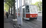 The tram in Pyongyang