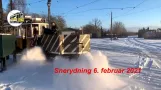 The Tramway Museum in Skjoldenæsholm - snow removal (2021)