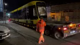 TINA Tram: First vehicle arrives in Oberwil.