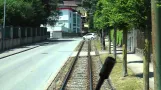 Tram Gmunden line Franz Josef Platz - Gmunden station ÖBB