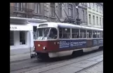 Tram in Schwerin December 25, 1990