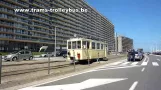 Tram parade on the coast