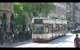 Trams in Freiburg April 2011