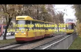 Trams Warsaw 2021 Line 31