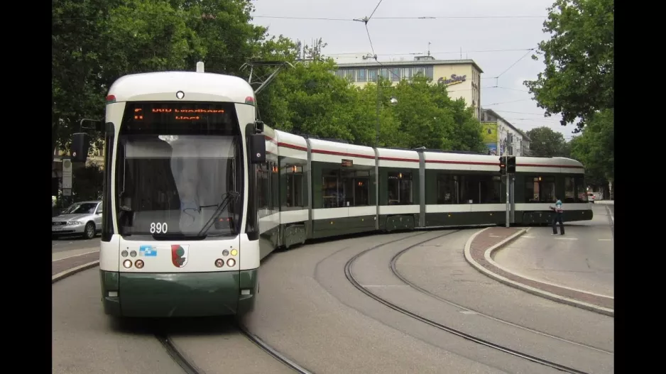 Augsburg Tram - Lines 2, 13 and 64 - HD