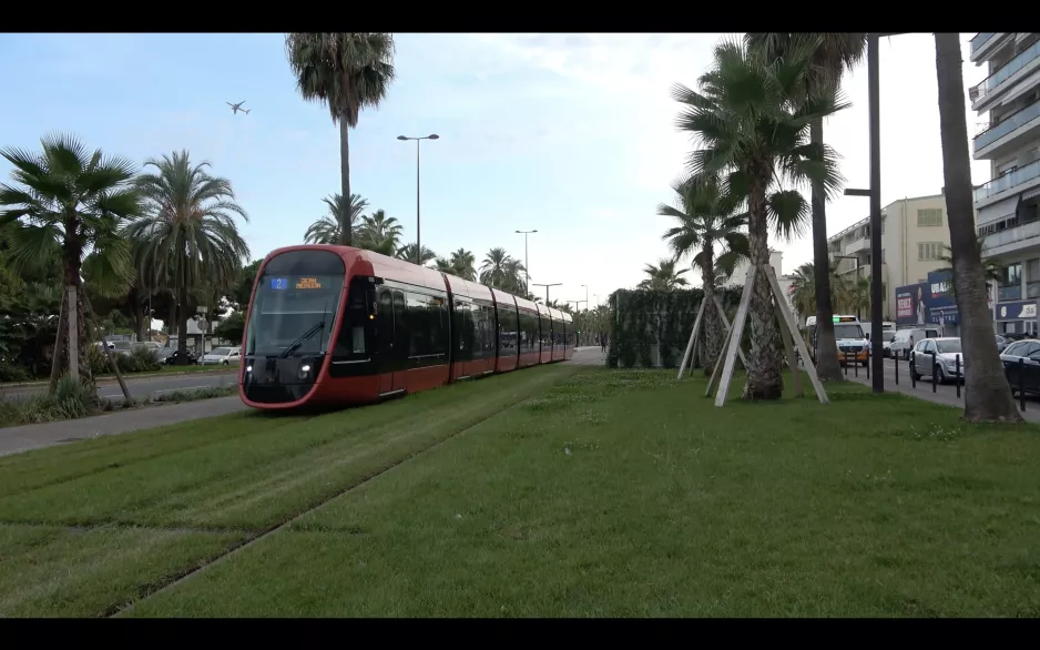 Azur Lines Alstom Citadis 405 / X05 | Nice tram | tram line 2 | September 19, 2019