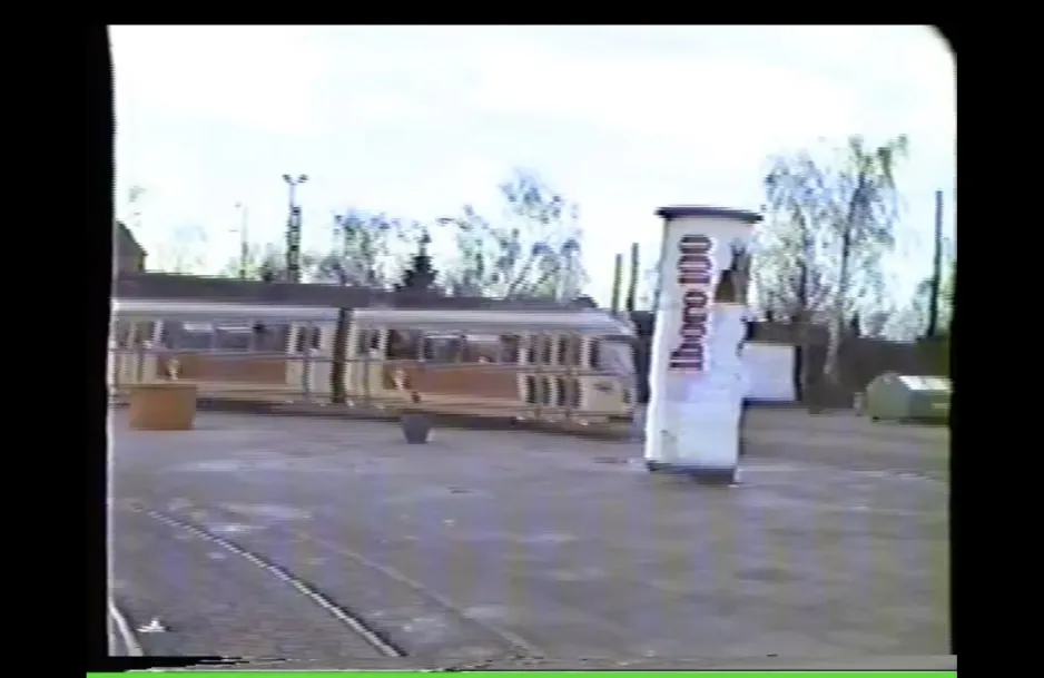 Bremen tram, line 3, Gröpelingen (1988)